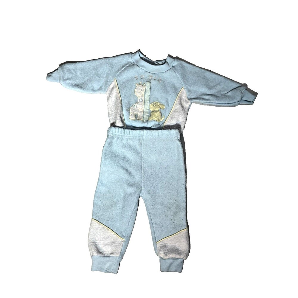 Vintage 1990’s Boys 12M Sweatsuit Set So Big  Bright Future